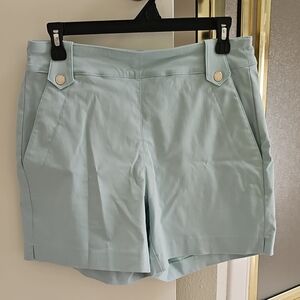 White House Black Market High Waist Blue Shorts